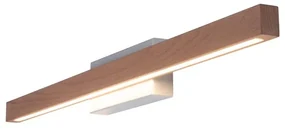 Applique LED scandinavo Dora bianco IP44, luce bianco caldo dimmerabile 770 lumen,