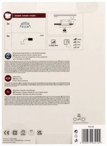 Paulmann 93410 - SET 3xLED/6,5W IP44 Faretto bagno dimmerabile COLE 230V