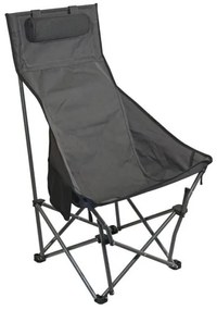 Sedia da campeggio pieghevole grigio