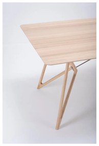 Tavolo da pranzo con piano in rovere 220x90 cm Tink - Gazzda