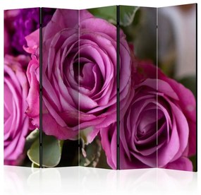 Paravento  Bunch of lila flowers II [Room Dividers]  Colore ---, Dimensioni e Misure 225x172