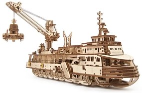 Ugears - 3D puzzle meccanico in legno Nave da ricerca