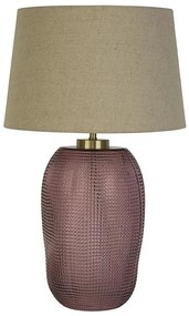 Searchlight EU44652PI - Lampada da tavolo AMETHYST 1xE27/60W/230V