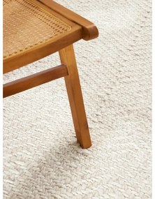 Passatoia color crema e avorio in misto lana tessuta a mano 80x200 cm Majoli – Elle Decoration