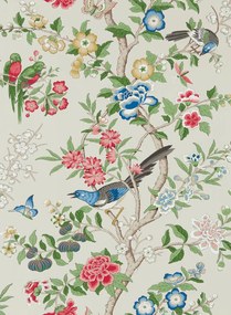 Sanderson Tapete Chinoiserie Hall - Linen/ Chintz