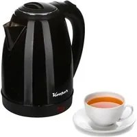 Bollitore elettrico acciaio nero 1,8 L 1800 W Kooper