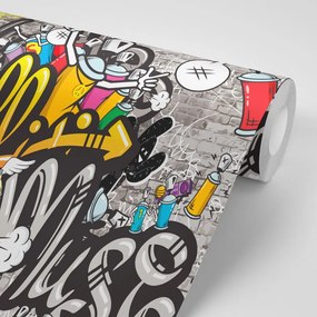 Carta da parati – Graffiti colorati