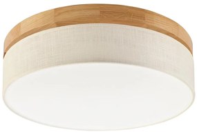 Brilagi - Plafoniera LED BELLADONNA LED/36W/230V Ø 40 cm crema/rovere