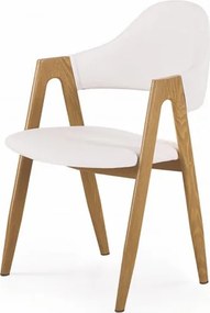 Sedia imbottita K247 bianco - H 80 cm