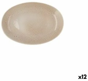 Vassoio per aperitivi Ariane Porous Ceramica Beige Ø 26 cm (12 Unità)