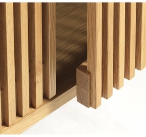 Mobile TV effetto rovere colore naturale 143x55 cm Tiber - Unique Furniture