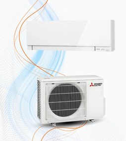 Climatizzatore Mitsubishi MSZ-EF Inverter R-32 WiFi, 9.000 / Bianco