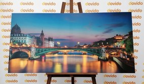 Stampa su tela – Panorama abbagliante di Parigi