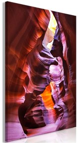 Quadro Antelope Canyon (1 Part) Vertical  Colore Giallo, Dimensioni e Misure 40x60