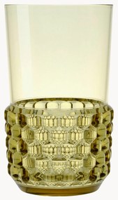 Bicchieri con motivo strutturato Jellies 4 pz