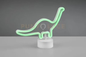 Bronto lampada da tavolo diesegno dinosauro h. 20,5cm a led 1,6w  1...