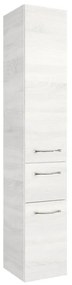 Colonna per mobile bagno Solitaire PELIPAL 1 cassetto 2 ante P 33 x L 30 x H 168 cm rovere bianco
