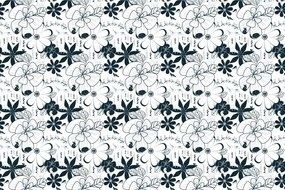 Carta da parati – Animali intorno ai fiori