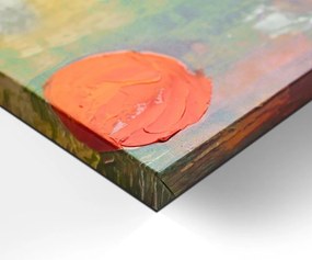 Quadro con elementi dipinti a mano 70x100 cm Oranges – Styler