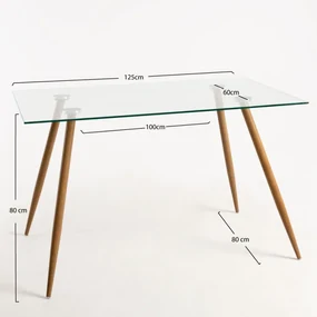 Tavolo Krys - Legno naturale