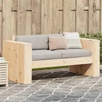 Divano da Giardino 2 Posti 134x60x62 cm Legno Massello di Pino 832369