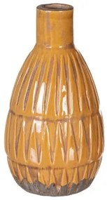 Vaso 14 x 14 x 25,5 cm Ceramica Senape