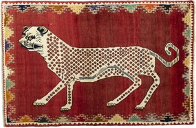 Gabbeh Tappeto persiano 170 x 110 Rosso (Iran) Annodato A Mano