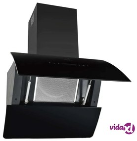 vidaXL Cappa Aspirante a Muro Acciaio Inox 756 m³/h 60 cm Nera