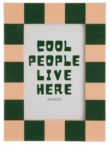 Portafoto 10x15 cm Cool People rosa verde