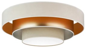 Duolla - Plafoniera LED LUNETA LED/26W/230V diametro 60 cm 4000K color crema/oro