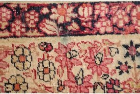 Antik Floreale Rosso Scuro Avorio 138x206 Cm
