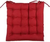 Cuscino sedia rosso 42x42 cm idrorepellente