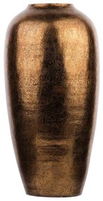 Terracotta Vaso decorativo 48 Oro LORCA Beliani