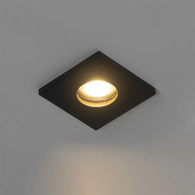 Set di 6 faretti da incasso moderni neri per bagno - Doku