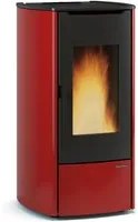 extraflame termostufa a pellet marina idro h11 col. bordeaux vit53849