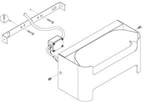 Eglo 98729 - Applique a LED da esterno PASSIRANO LED/4,8W/230V IP44