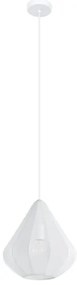 Eglo 43996 - Lampadario a sospensione con filo DOLWEN 1xE27/40W/230V diametro 33,5 cm bianco