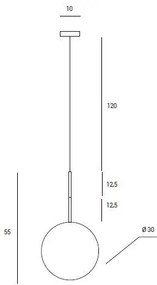 Jugen sospensione 1 luce