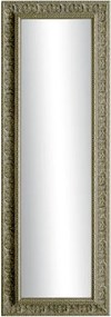 Specchio Venere rettangolare in legno argento 68 x 88 cm