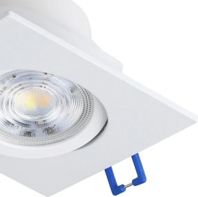 Eglo 902328-SET 3x LED faretti da incasso per soffitto SALICETO LED/6,4W/230V 8,8x8,8cm bianco