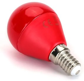 Lampadina LED G45 E14/4W/230V rossa - Aigostar