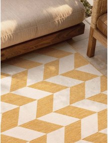 Tappeto da interno/esterno giallo ocra/color crema 160x230 cm Haringey Terrick – Ted Baker