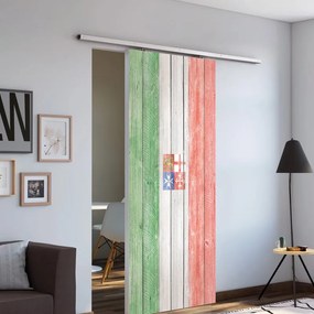 Porta scorrevole Italia in mdf multicolore, L 92.5 x H 211.5 cm, con binario Belem Reversibile