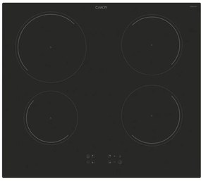 Candy CI642C-E1 Idea - Piano cottura induzione, 59 cm, 4 zone, funzione Booster, Power Management, controlli touch, Nero