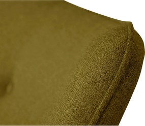 Poltrona con poggiapiedi verde Niko – Ropez