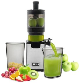 TESLA Electronics SlowJuicer Deluxe - Spremiagrumi lento 250W/230V acciaio inossidabile