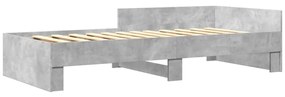 Giroletto grigio cemento 75x190 cm in legno multistrato