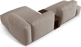 Divano angolare componibile beige (angolo destro) Martina - Micadoni Home