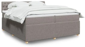 Giroletto A Molle Con Materasso Tortora 200x200 Cm İn Tessuto /