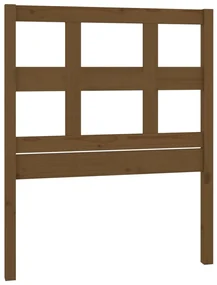 Testiera per letto miele 95,5x4x100cm in legno massello di pino